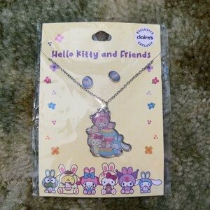 hello kitty and friends easter necklace